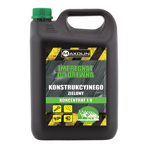 Construction wood impregnate concentrate 1:9 -green